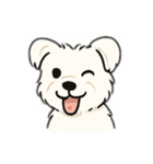 顔で語る犬さま（個別スタンプ：17）