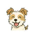 顔で語る犬さま②（個別スタンプ：1）