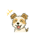 顔で語る犬さま②（個別スタンプ：2）