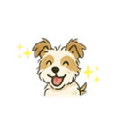 顔で語る犬さま②（個別スタンプ：3）