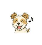 顔で語る犬さま②（個別スタンプ：4）