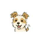 顔で語る犬さま②（個別スタンプ：6）