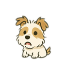 顔で語る犬さま②（個別スタンプ：11）
