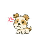 顔で語る犬さま②（個別スタンプ：14）
