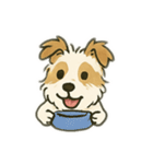 顔で語る犬さま②（個別スタンプ：20）
