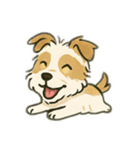 顔で語る犬さま②（個別スタンプ：21）