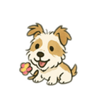 顔で語る犬さま②（個別スタンプ：24）