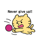 バレーする豹②（個別スタンプ：13）