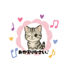 『アメリカンショートヘアー』猫のスタンプ（個別スタンプ：10）
