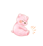 動くくまちゃん❁ふわふわテディベア vol.3（個別スタンプ：1）