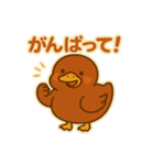 かわいい北京ダックのアヒル（個別スタンプ：17）