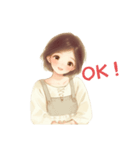 可愛い奥さま日常スタンプ（個別スタンプ：7）