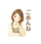 可愛い奥さま日常スタンプ（個別スタンプ：15）