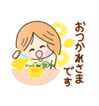 ☆元気で笑顔☆日常の敬語あいさつスタンプ（個別スタンプ：13）