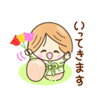 ☆元気で笑顔☆日常の敬語あいさつスタンプ（個別スタンプ：37）