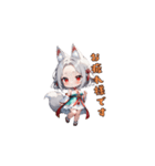 こんこん巫女さん（個別スタンプ：5）
