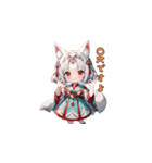 こんこん巫女さん（個別スタンプ：20）