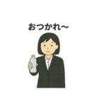 無機質OLシグレさん第2弾（個別スタンプ：1）