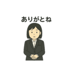 無機質OLシグレさん第2弾（個別スタンプ：4）