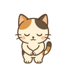 敬語の三毛猫スタンプ（個別スタンプ：15）