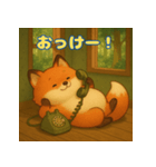 ぽっちゃりまるキツネ（個別スタンプ：32）