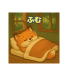 ぽっちゃりまるキツネ（個別スタンプ：36）