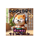 豆柴の日本語とタイ語のあいさつ2（個別スタンプ：10）