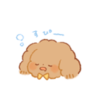 もこもふわんこちゃん（個別スタンプ：3）