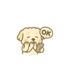 しろい子いぬの日常。（個別スタンプ：8）