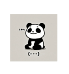 無のパンダ：笑いは突然やってくる（個別スタンプ：20）