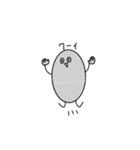 不貞腐れてるハゲ卵（個別スタンプ：2）