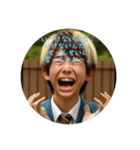 日常の小学生【煽り】（個別スタンプ：15）
