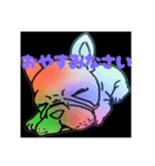 誰かの似顔絵あいさつ。（個別スタンプ：3）