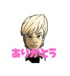 誰かの似顔絵あいさつ。（個別スタンプ：4）
