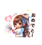 可愛いパーカーカップル♡（個別スタンプ：32）
