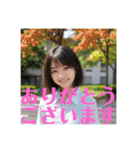 木之本レール作AIあいちゃん初夏白挨拶専門（個別スタンプ：30）