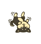 散歩に行きたくない黒豆柴（個別スタンプ：16）