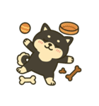 散歩に行きたくない黒豆柴（個別スタンプ：19）