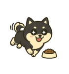 散歩に行きたくない黒豆柴（個別スタンプ：21）