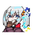 可愛い女の子(オリキャラ)のスタンプ（個別スタンプ：3）