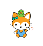 赤狐とグレーのうさぎ（個別スタンプ：10）