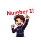 F1ドライバーのライフスタイル（個別スタンプ：3）