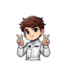 F1ドライバーのライフスタイル（個別スタンプ：4）