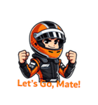 F1ドライバーのライフスタイル（個別スタンプ：5）