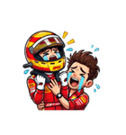 F1ドライバーのライフスタイル（個別スタンプ：9）