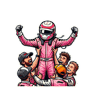 F1ドライバーのライフスタイル（個別スタンプ：13）