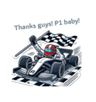 F1ドライバーのライフスタイル（個別スタンプ：14）