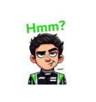 F1ドライバーのライフスタイル（個別スタンプ：18）