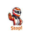 F1ドライバーのライフスタイル（個別スタンプ：23）