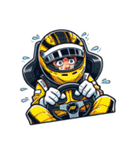 F1ドライバーのライフスタイル（個別スタンプ：27）